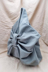 Large Bow Tote in Linen