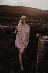 The Conscious Collection Daydream Nightdress & Scrunchie GiftSet in Pink Dusk